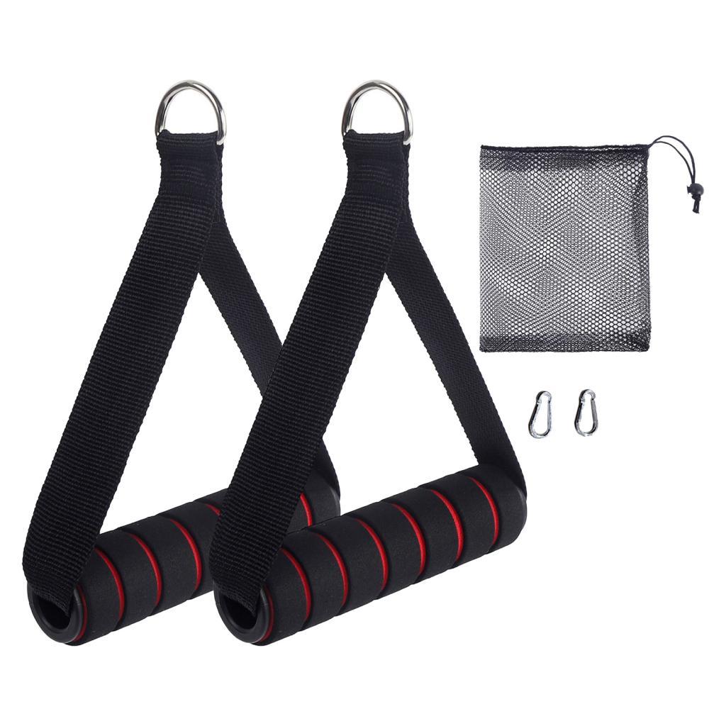 Home Gym Pulley System - 2x Pegangan Latihan Pegangan Latihan untuk