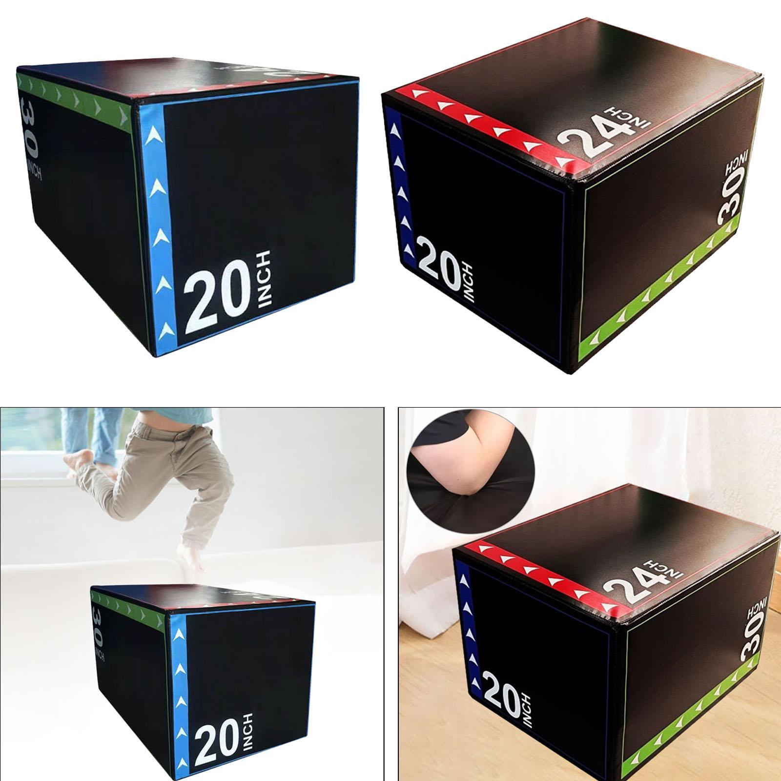 Home Gym Kit For Men - Kotak Lompat Plyometric 3-in-1 untuk Latihan