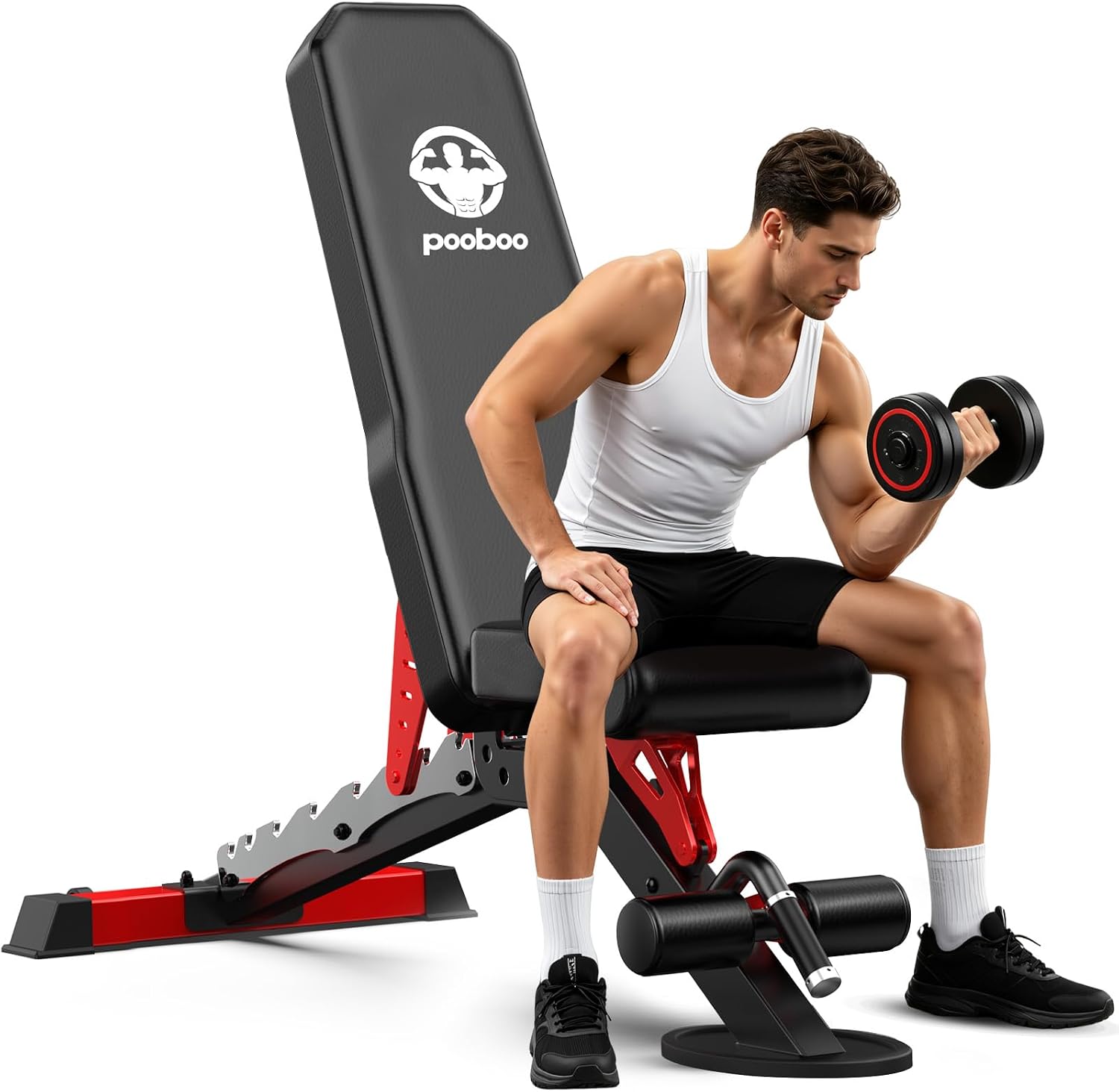 Home Gym Multi - Bangku Angkat Beban yang Dapat Disesuaikan,