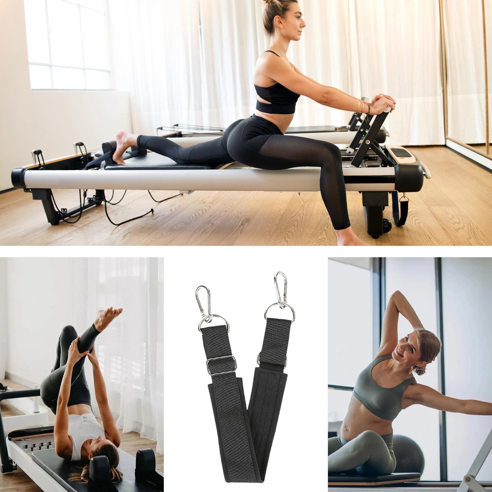 Home Gym Yoga - Tali Kaki Pilates Tebal, Dapat Disesuaikan,