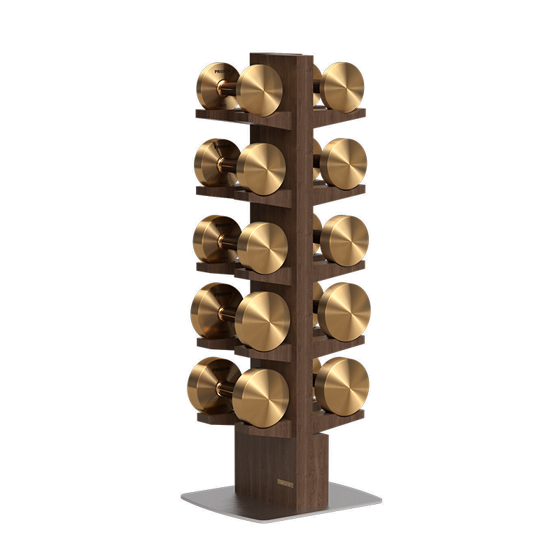 Home Gym Gold - Dumbbell Kuningan Warna Emas Mewah dengan