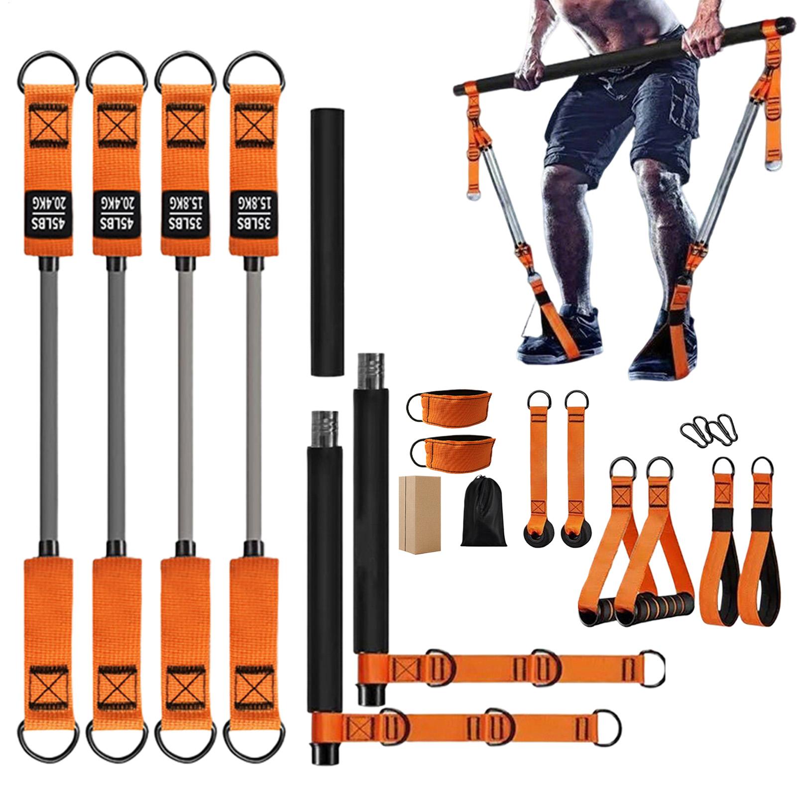 Home Gym Kit For Men - Peralatan Latihan Kit Bar Pilates Portabel