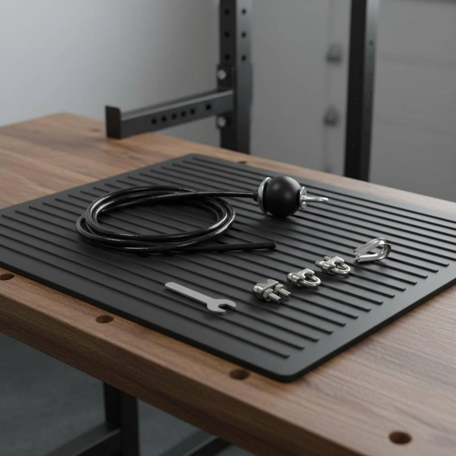Home Gym Pulley System - Kabel Katrol Baja yang Dapat Disesuaikan,