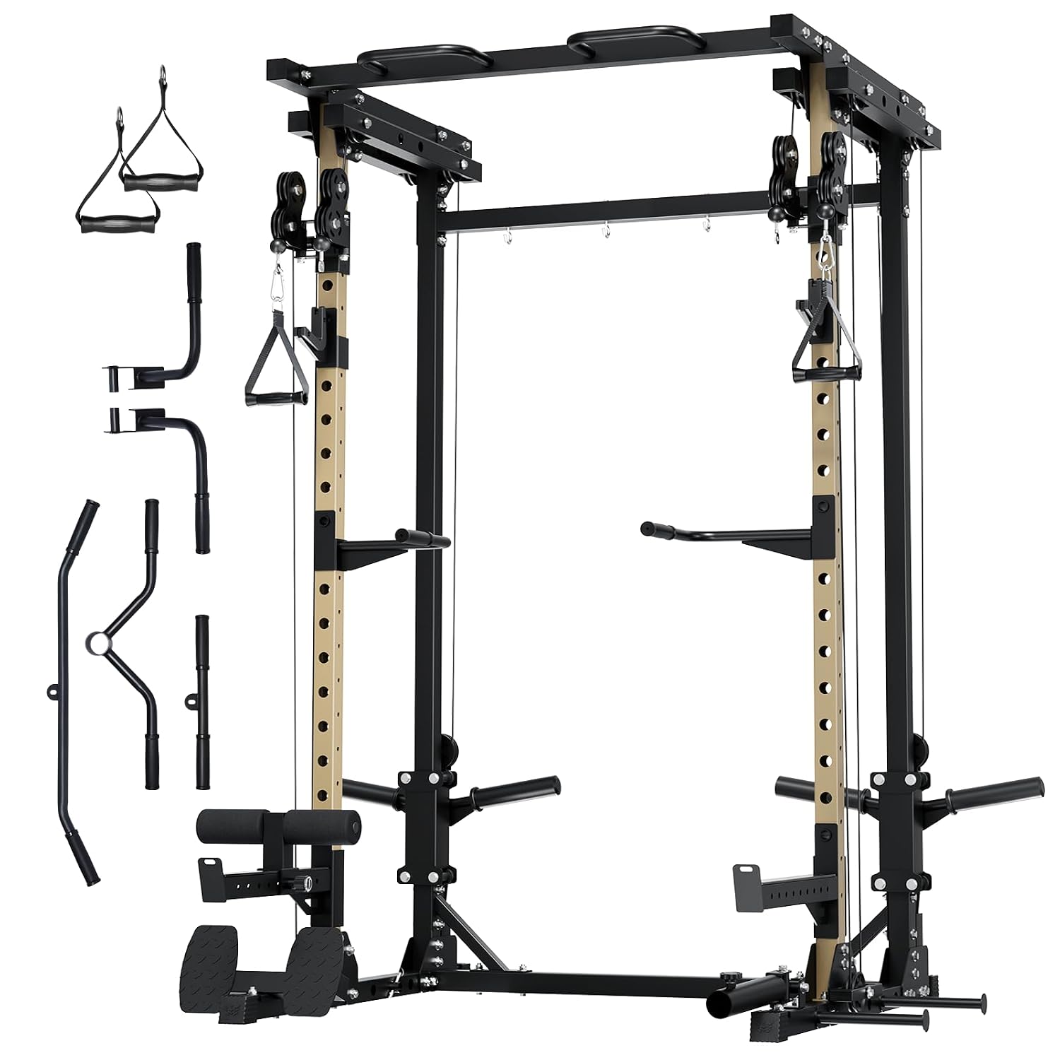 Home Gym Pulley System - Rak Kekuatan Drone3, Rak Squat Gym