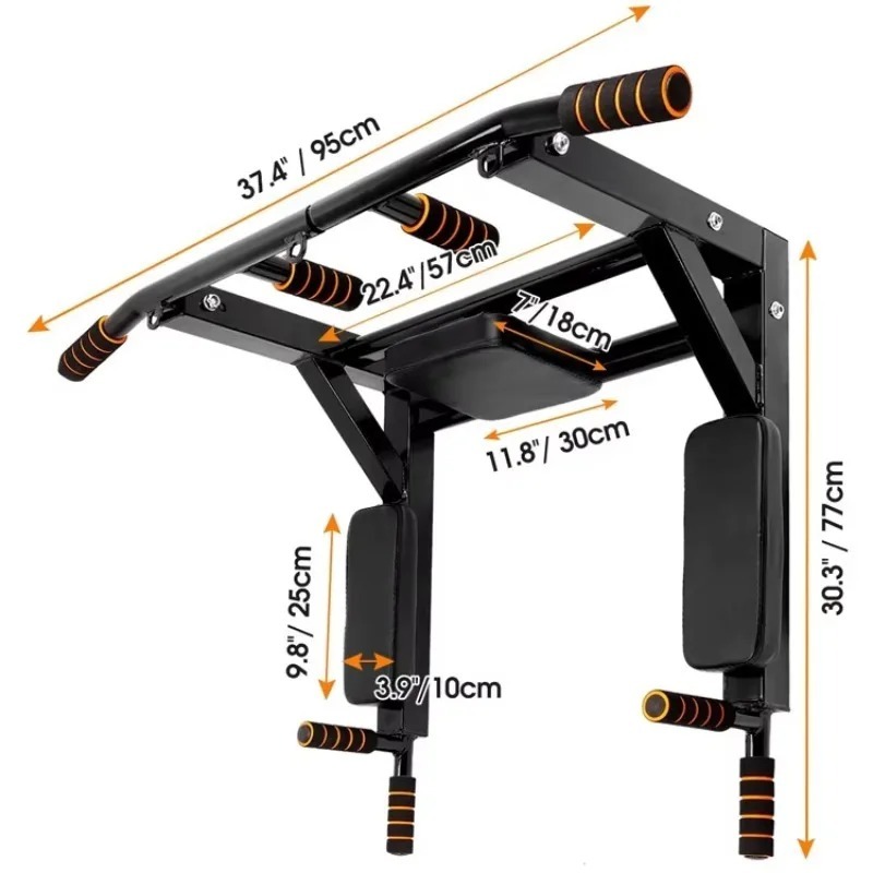 Home Gym Multi - Bar Pull-Up yang Dipasang di Dinding