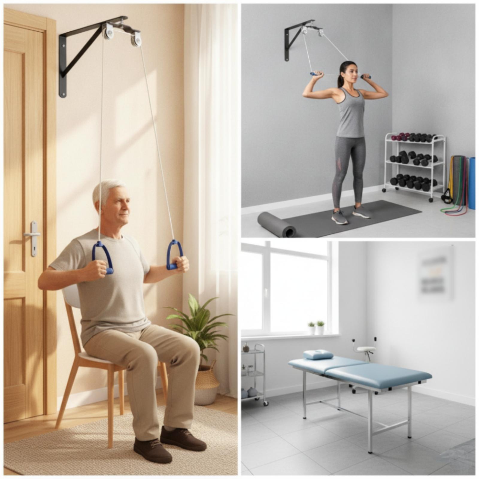 Alat Latihan Pulley Bahu denga - Home Gym Pulley System ulasan dan harga