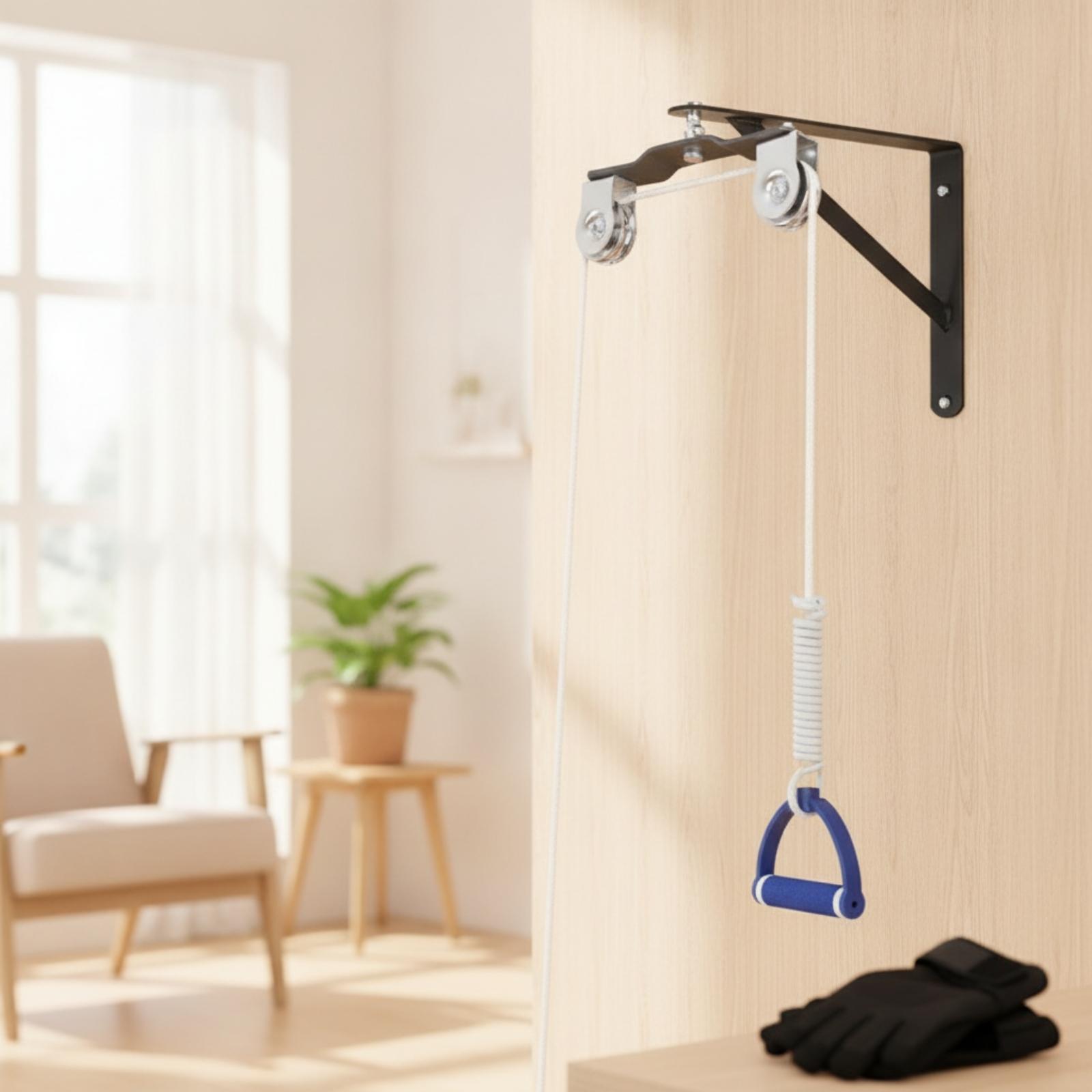 Alat Latihan Pulley Bahu denga - Home Gym Pulley System ulasan dan harga