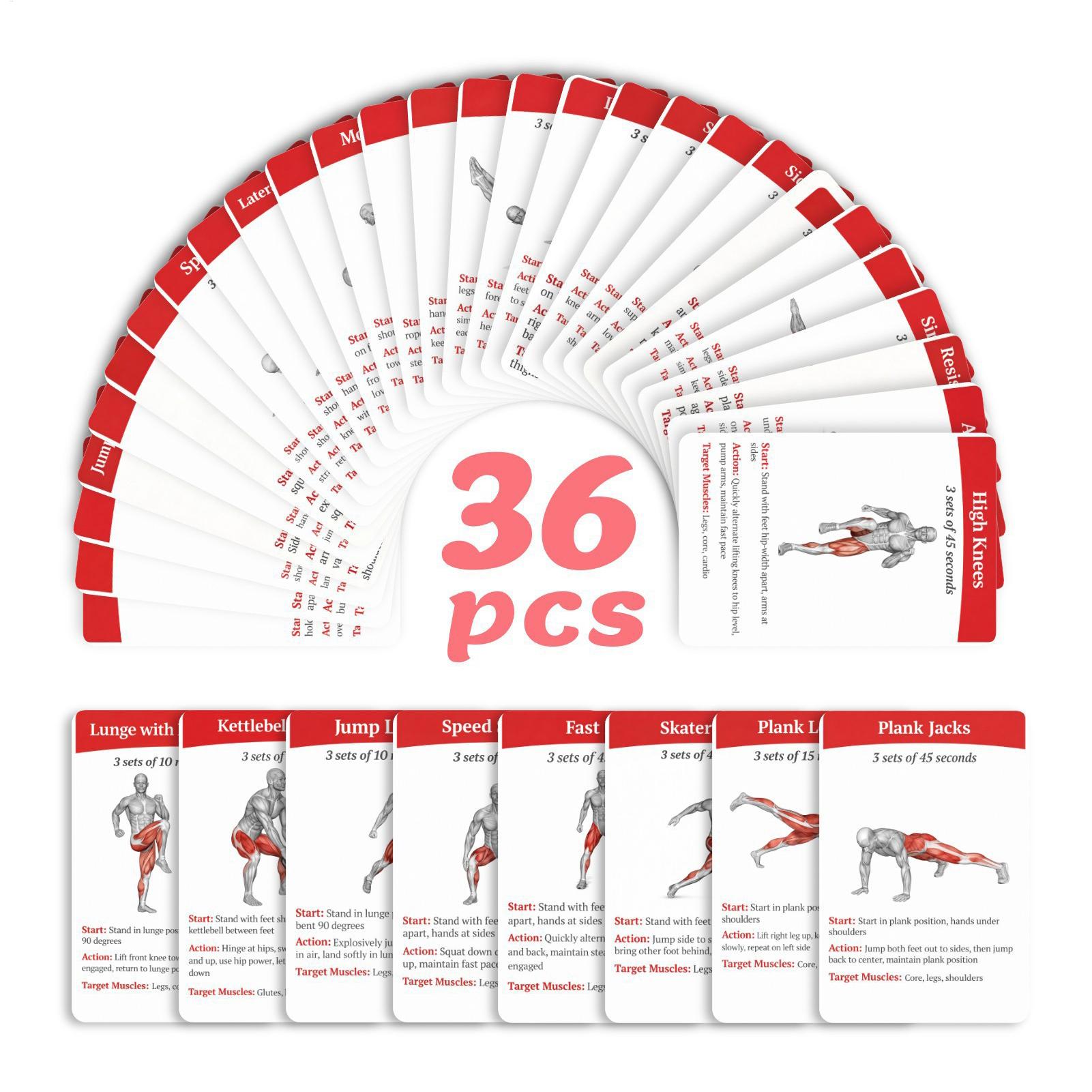 Kartu Latihan Olahraga 36pcs P - Home Gym Kit For Men ulasan dan harga