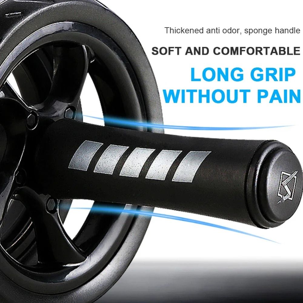Rol Latihan Perut Tebal Pegang - Ab Roller Wheel ulasan dan harga