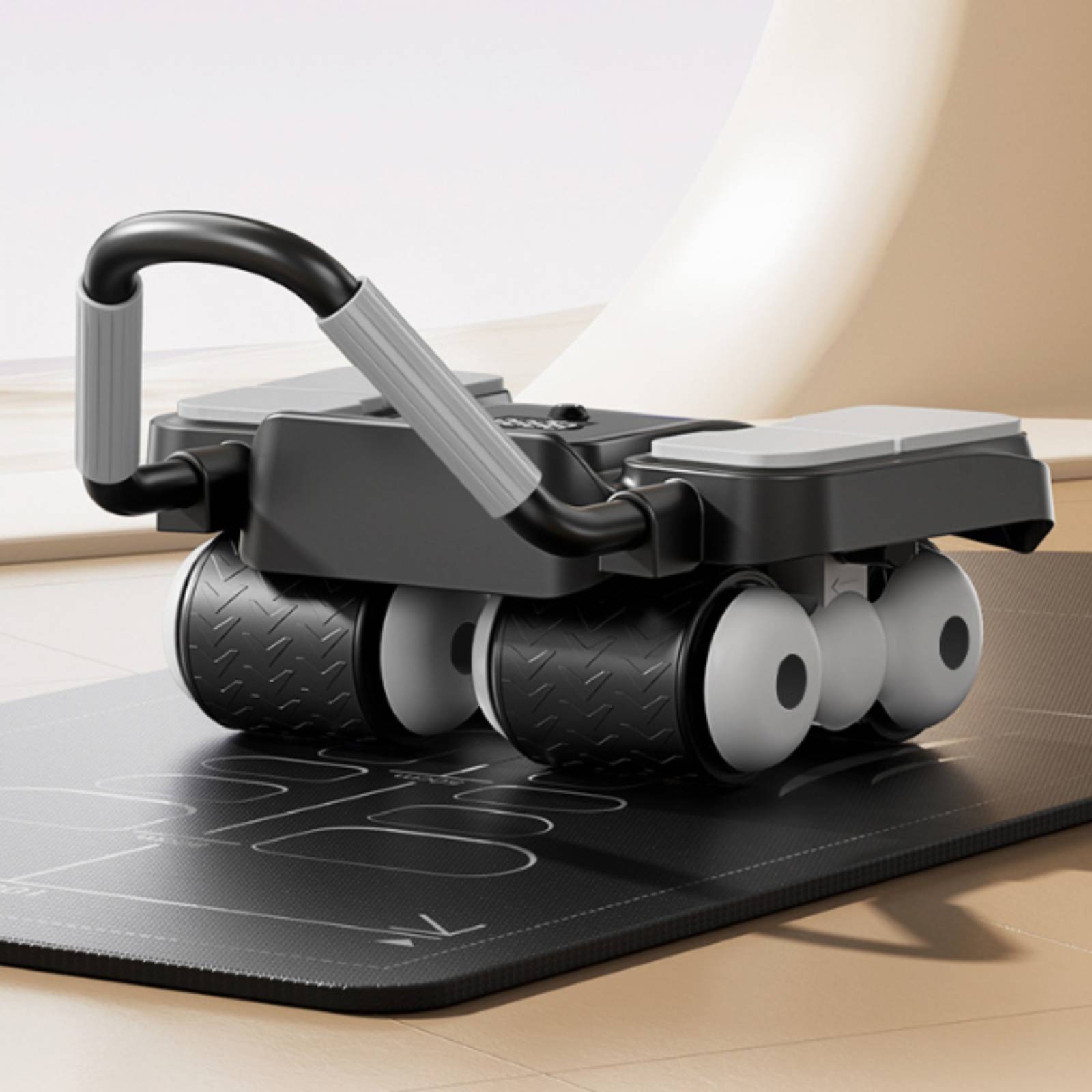 Roller Perut Empat Roda dengan - Ab Roller Wheel ulasan dan harga