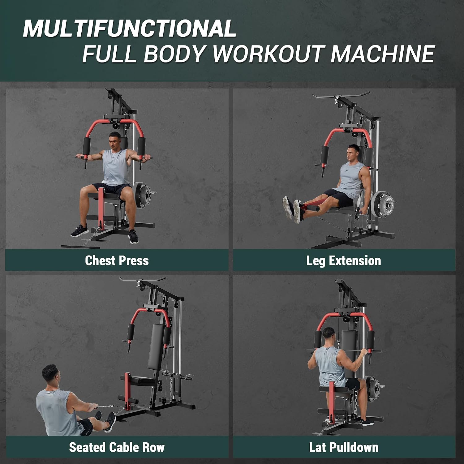 Mesin Gym Rumah untuk Seluruh  - Home Gym Pulley System ulasan dan harga