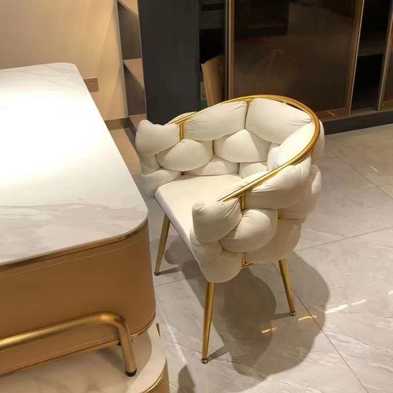 Kursi Santai Mewah Gaya Nordik - Home Gym Gold ulasan dan harga