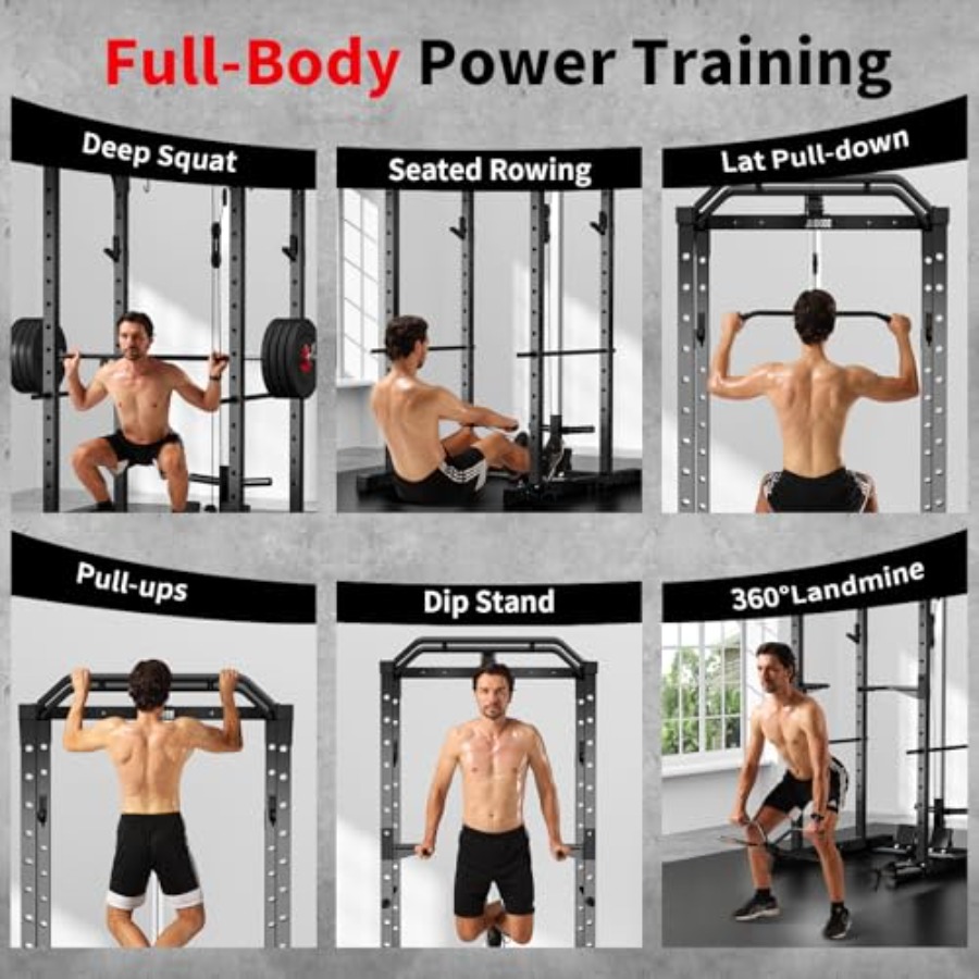 Rak power gym rumahan dengan L - Home Gym Multi ulasan dan harga