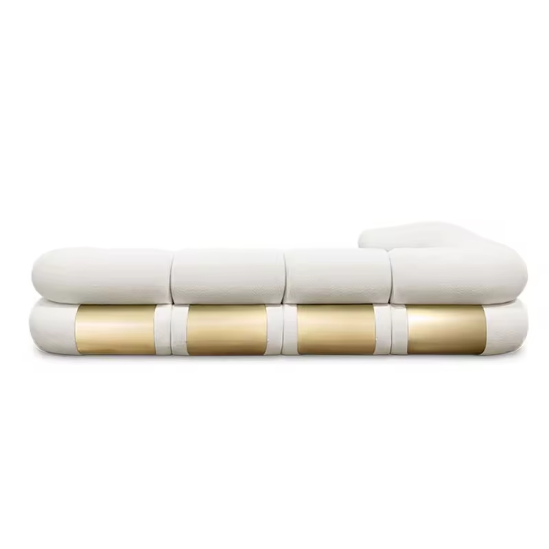 Set Sofa Modular Beludru Mewah - Home Gym Gold ulasan dan harga