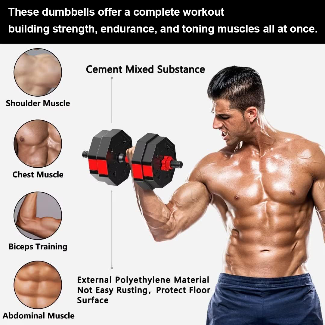 Set Kebugaran Dumbbell ke Barb - Home Gym Kit For Men ulasan dan harga
