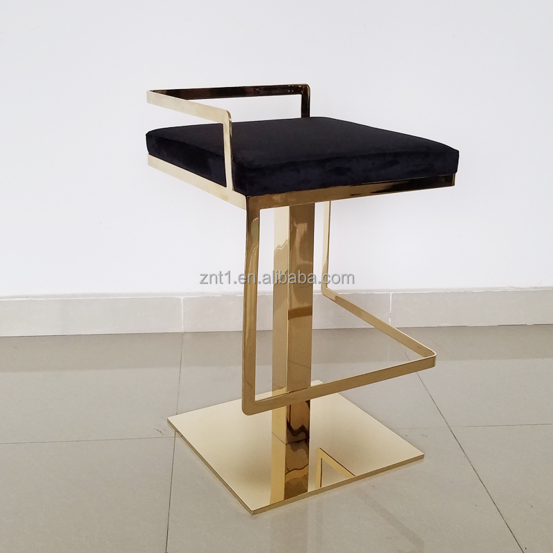 Kursi Bar Kain Beludru Angsa H - Home Gym Gold ulasan dan harga