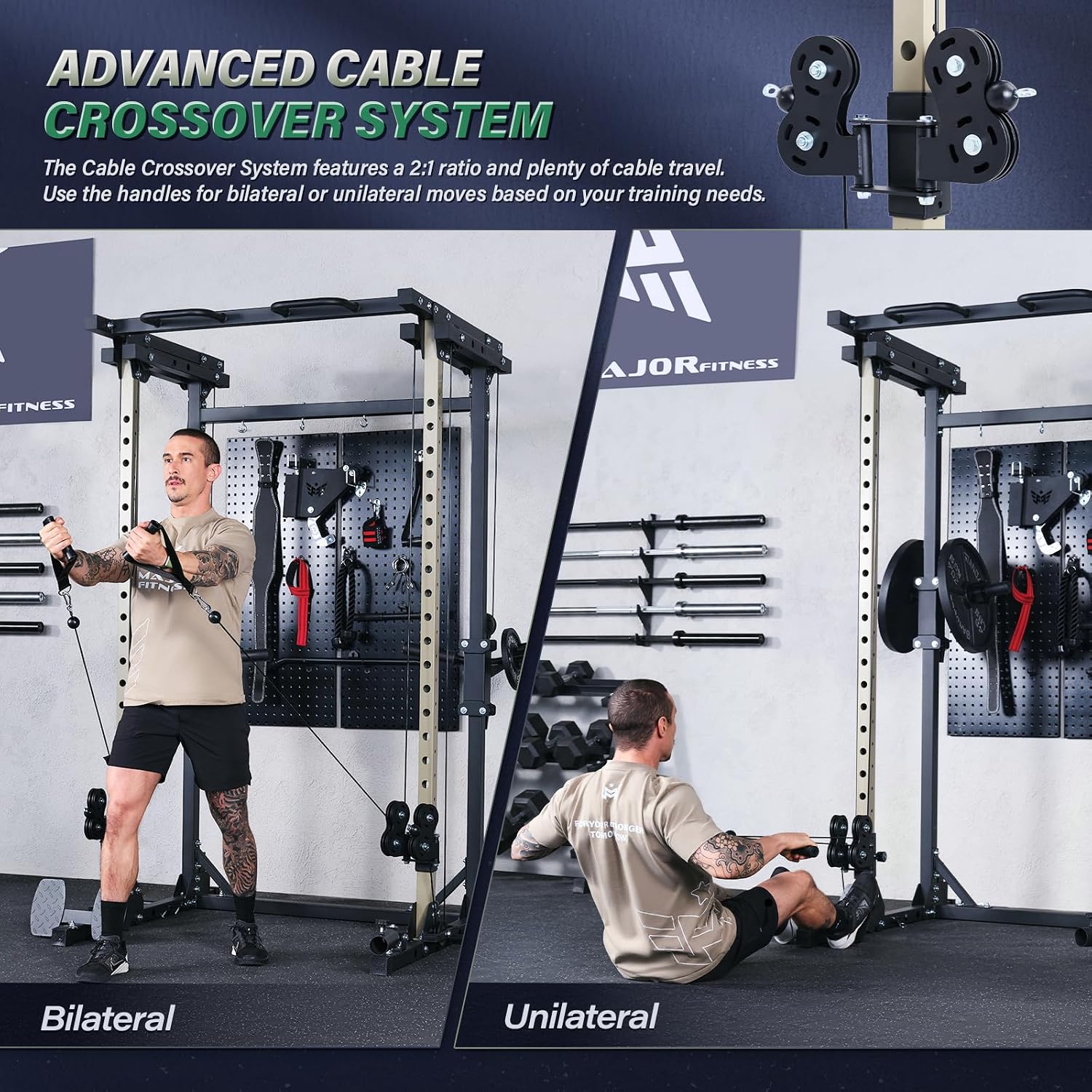 Rak Kekuatan Drone3, Rak Squat - Home Gym Pulley System ulasan dan harga