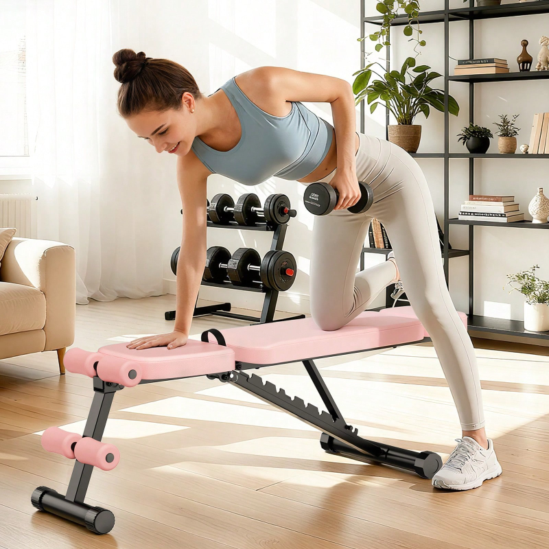 Bangku Angkat Beban 9 Posisi y - Home Gym Leg ulasan dan harga