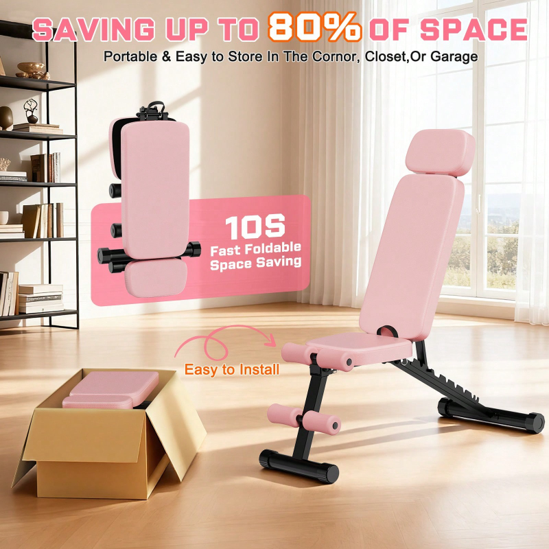Bangku Angkat Beban 9 Posisi y - Home Gym Leg ulasan dan harga